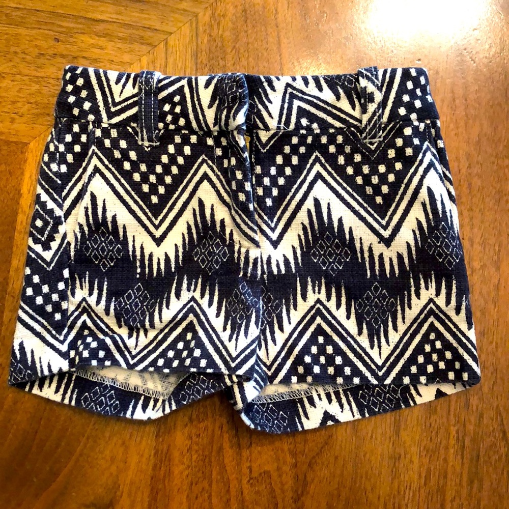 Adorable crewcuts ikat shorts